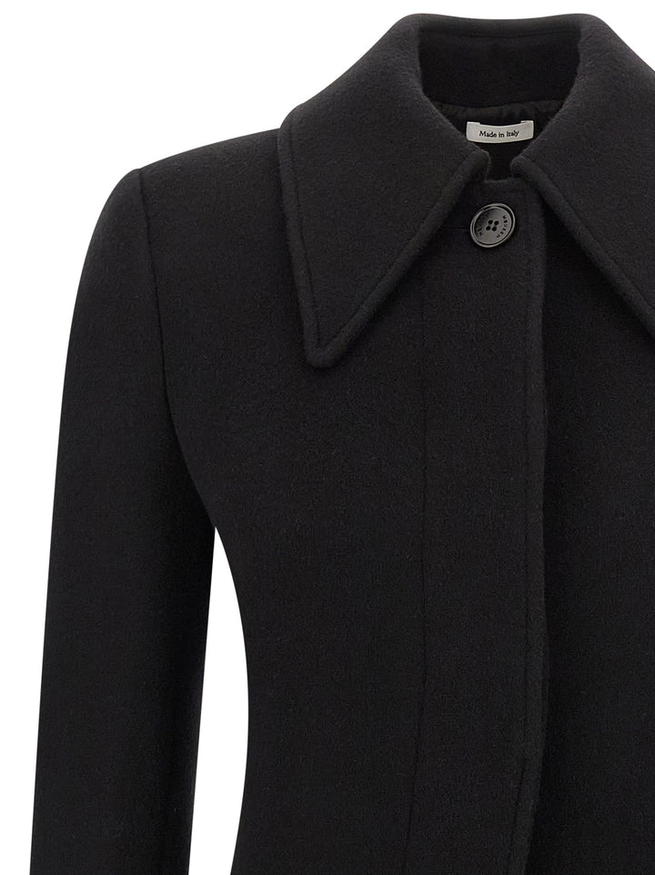Mcqueen Wool And Cashmere Coat Coats and Trench Coats - Black | d6a3d84da35f9b3e09a12ef6221f97fdad098a00