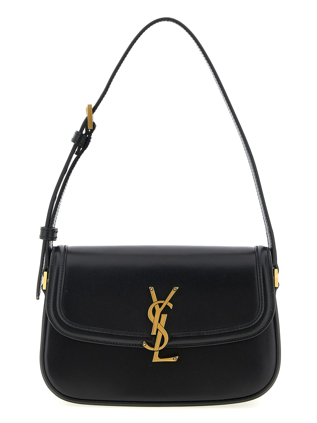 Saint Laurent Solferino Shoulder Bags - Black | c1de38b8a7bf4e3740ffc44f2a5931bedba53033