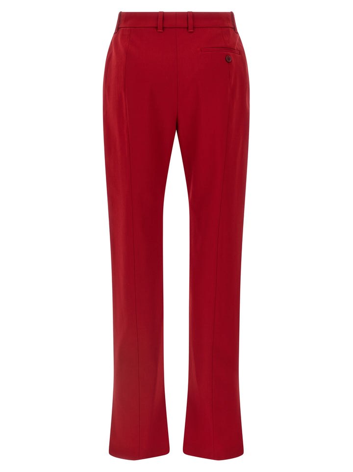 Mcqueen Wool Pants - Red | a63ff1ac40acf9a1d0deeb8dad934aafcc41b19b