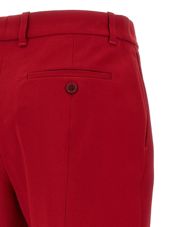Mcqueen Wool Pants - Red | d6334ab288df57bd5fce837f1f590eb775acfae2