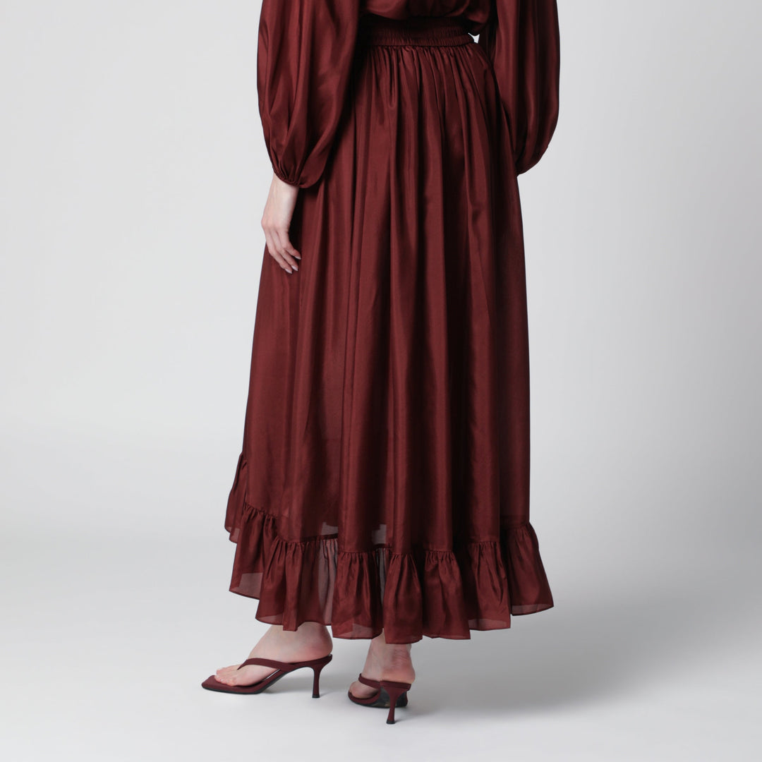 Zimmermann Skirts - Burgundy | a3e8046044de4700a79df720b8a53681623398e7