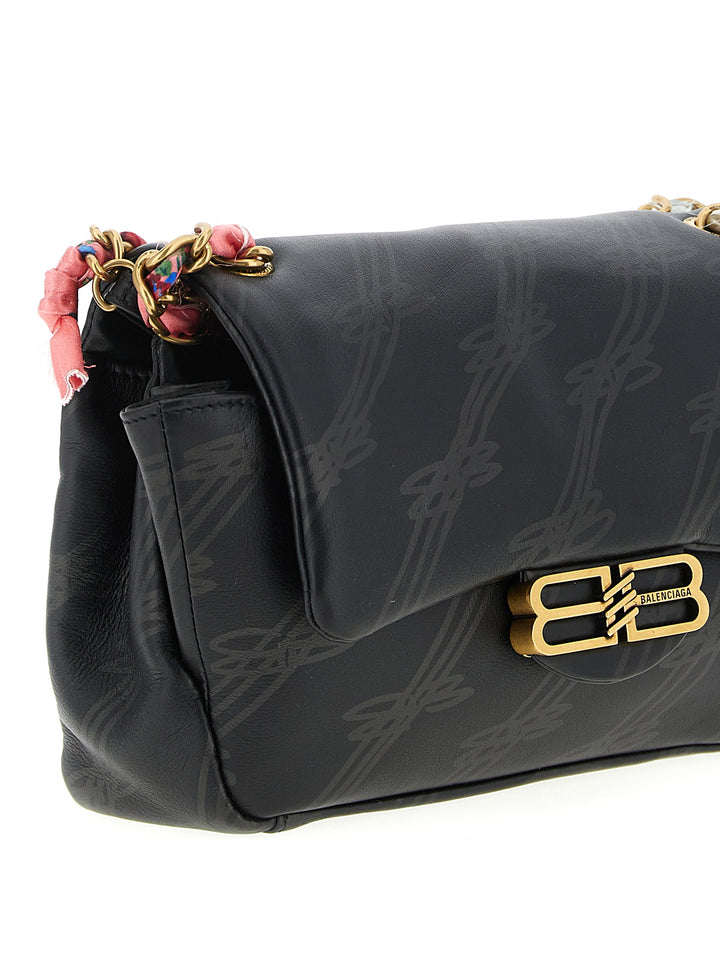 Balenciaga Darling Shoulder Bags - Black | 699ac2d87137b099f2ba3630da07ba84b0942244