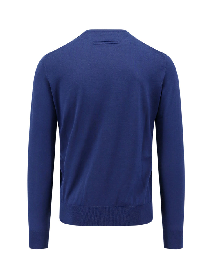Zegna Sweaters - Blue and green | 969150644121449eab48e2b6c1ef795edb548a4e