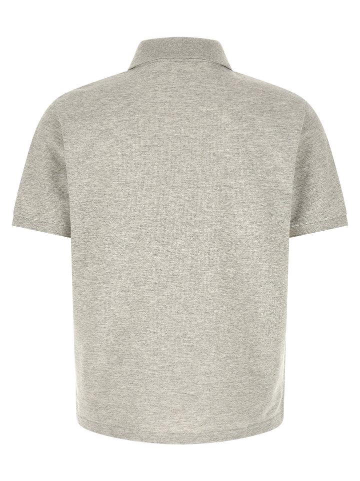 Saint Laurent Cassandre Polo - Gray | cec3fc6233f1296eb3f09733e4226cea3e62f6d2