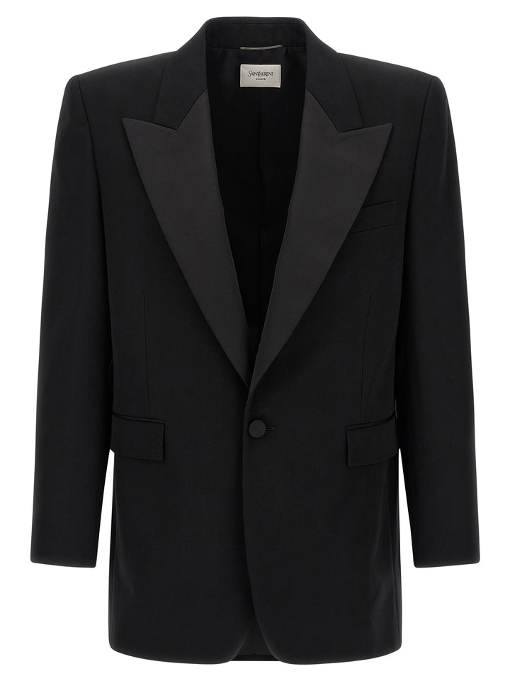 Saint Laurent Smoking Blazer - Black | adc44a8cc79181fb5b36f0e33d4654d8083dc1cd