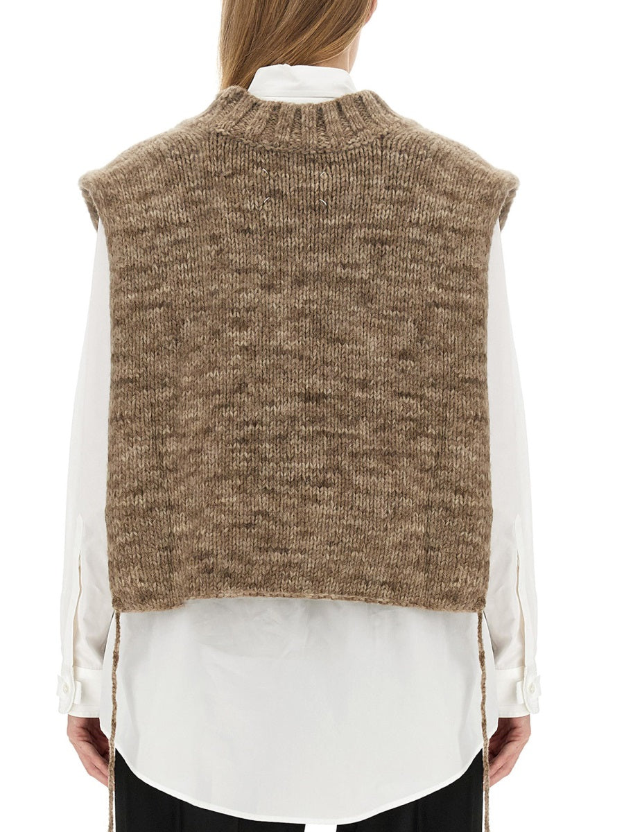 Maison Margiela Gilet - Brown | Wanan Luxury