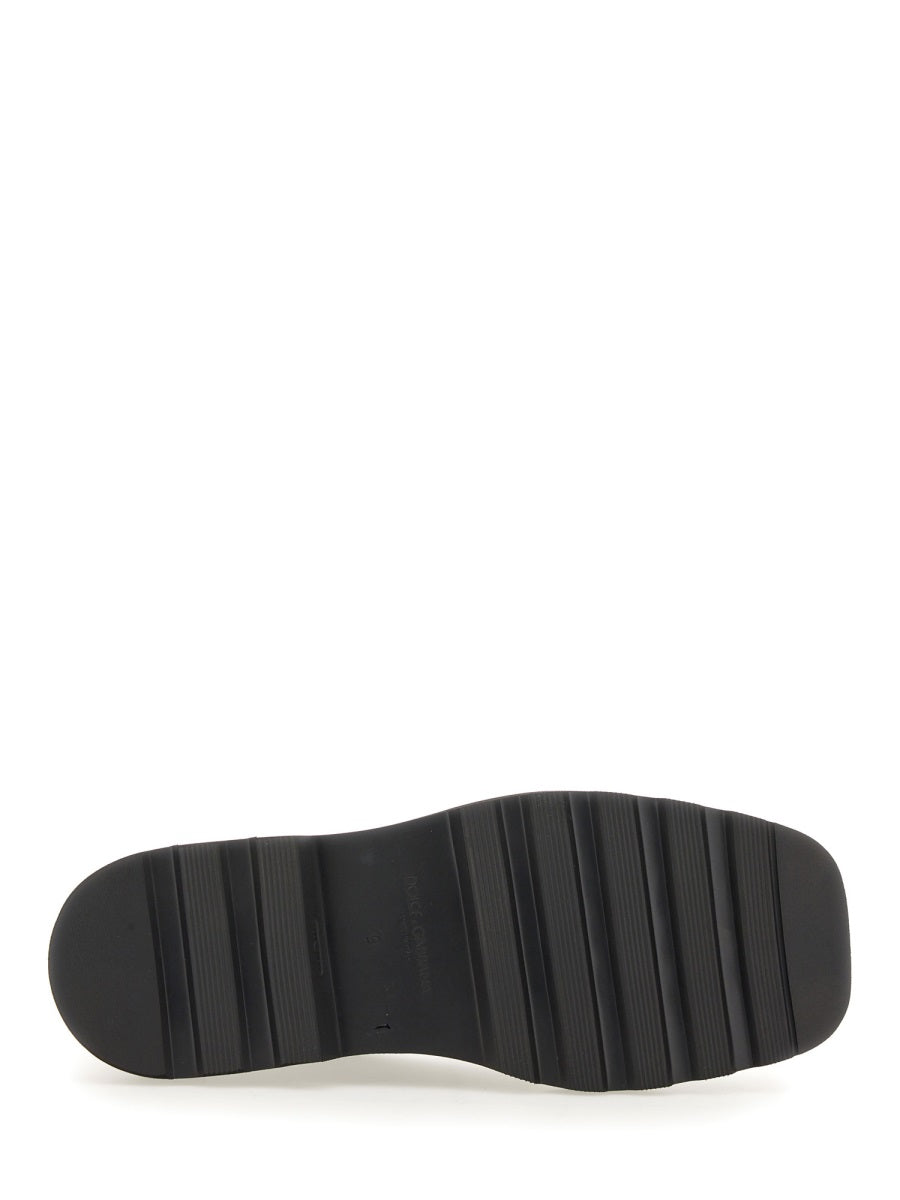 Dolce & Gabbana Flat Shoes - Black | Wanan Luxury