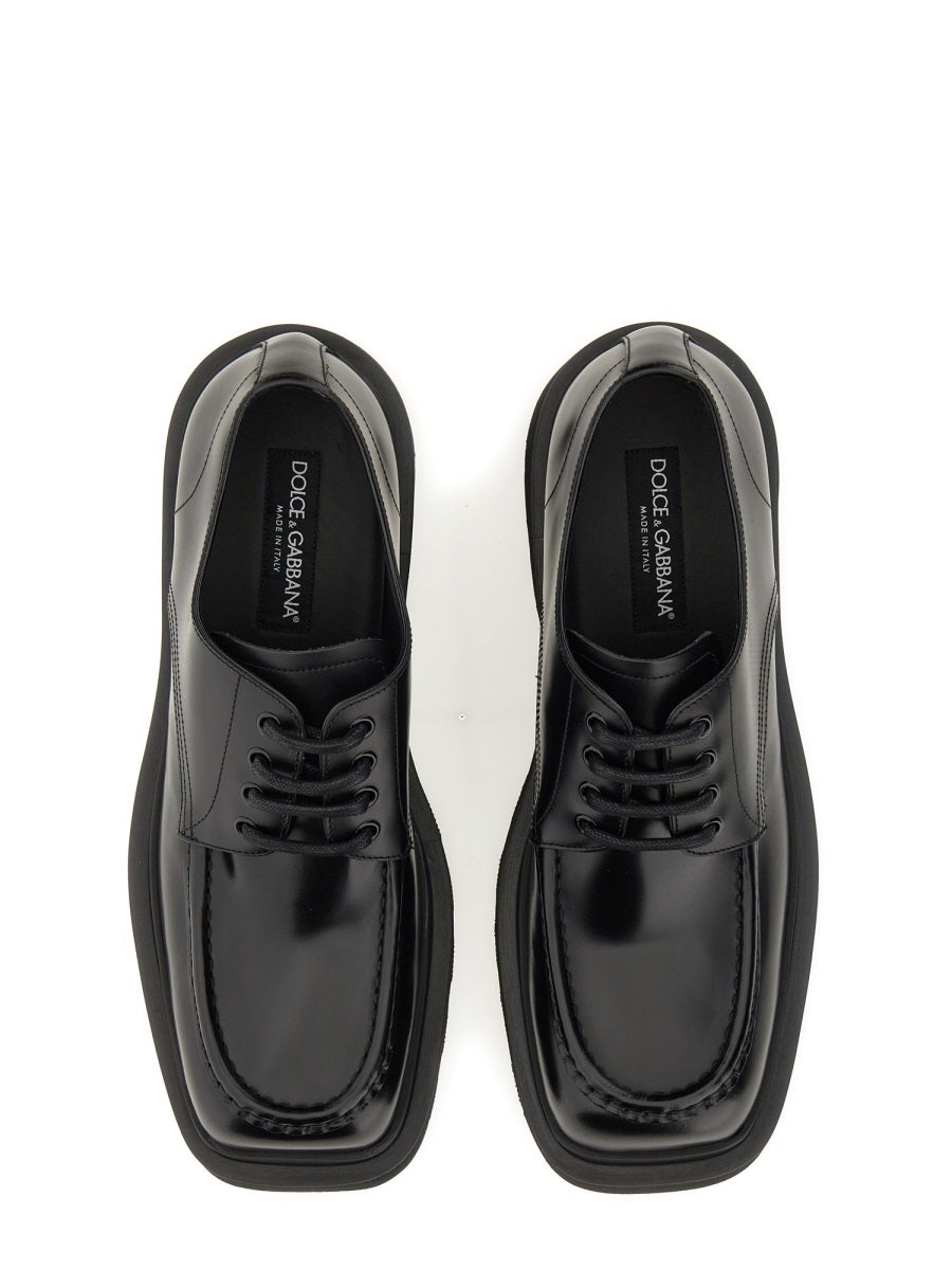 Dolce & Gabbana Flat Shoes - Black | Wanan Luxury