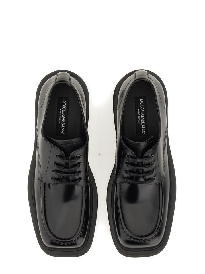 Dolce & Gabbana Flat Shoes - Black | Wanan Luxury