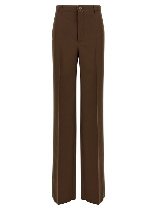 Tailored Trousers Pants Brown