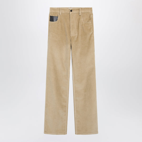 Beige Corduroy Trousers