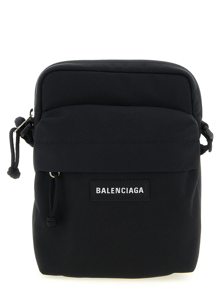 Balenciaga Explorer Crossbody Bags - Black | 0afb7fcf80d9d449989c216b2f716a37bf71a7f3
