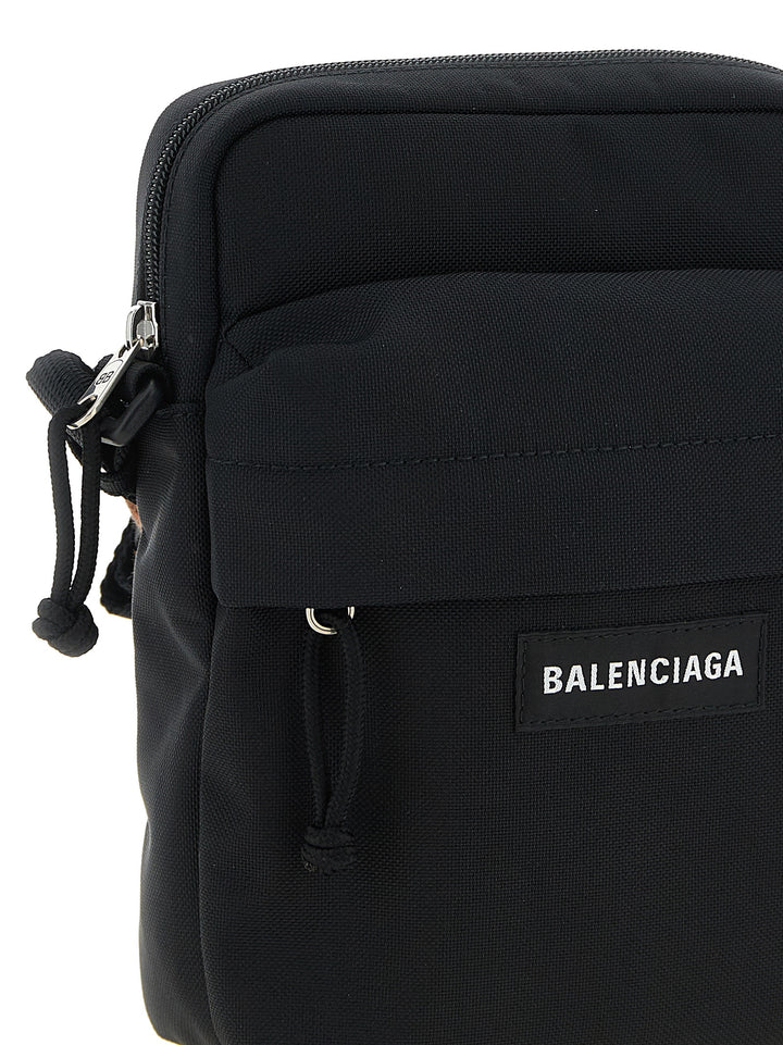 Balenciaga Explorer Crossbody Bags - Black | 167467f2381169deef2ba7d975dfe9e10ea49347