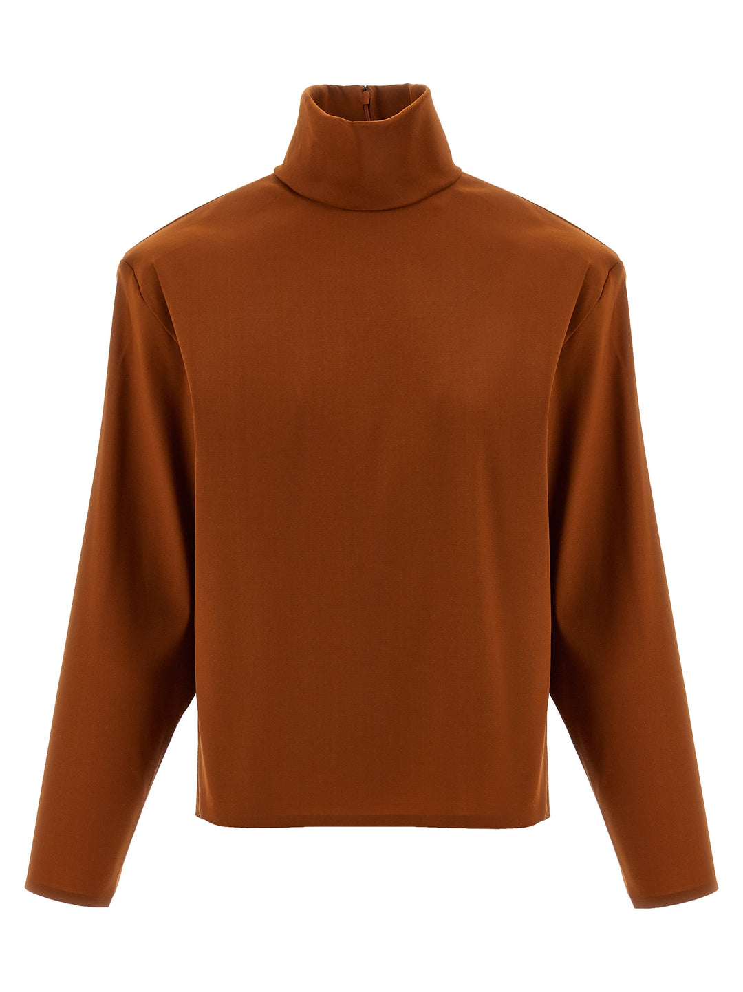 Saint Laurent Structured Shoulder Sweater Sweaters and Cardigans - Orange | 3b98dc3b22a8521c01d23544c1b603fcb56723aa