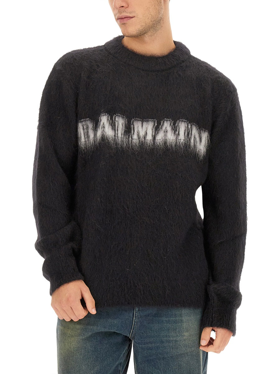 Balmain Sweatshirts - Black | Wanan Luxury