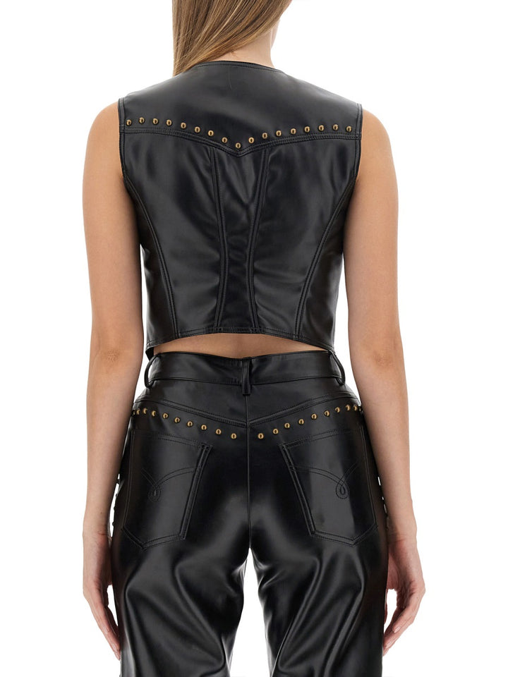 Moschino Jeans Gilet - Black | Wanan Luxury