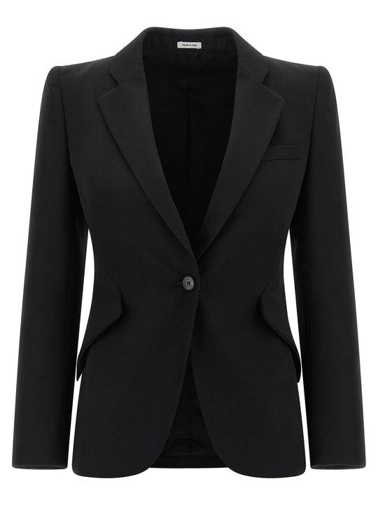 Hourglass Blazer Blazers Black