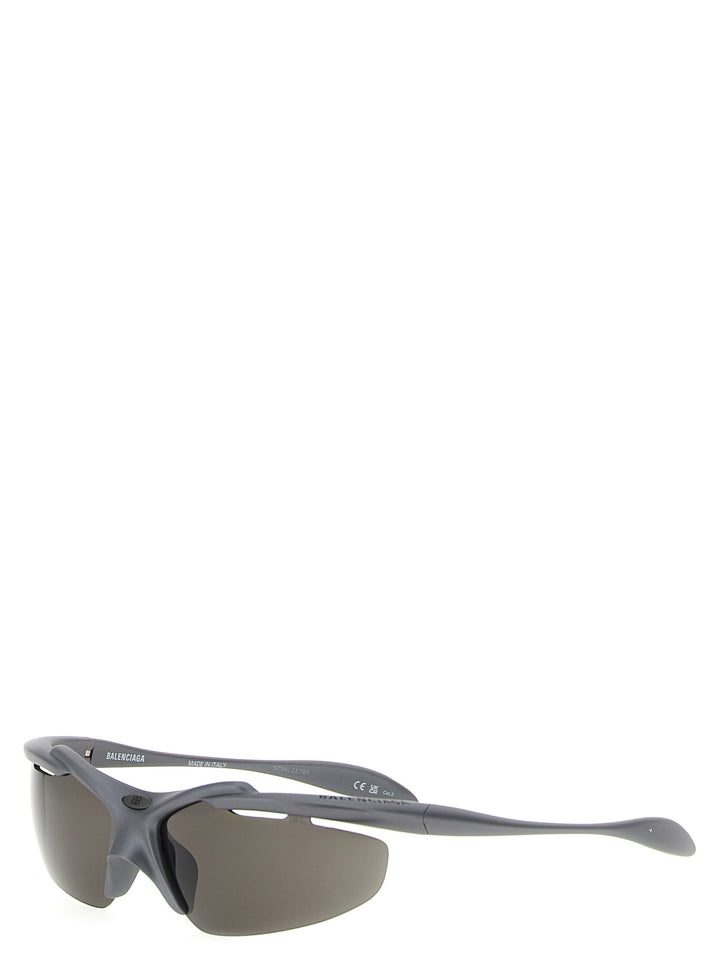 Balenciaga Turbo D-Frame Sunglasses - Gray | 65a56cf3d635ff98e413f75c09f9922c0929e5b8