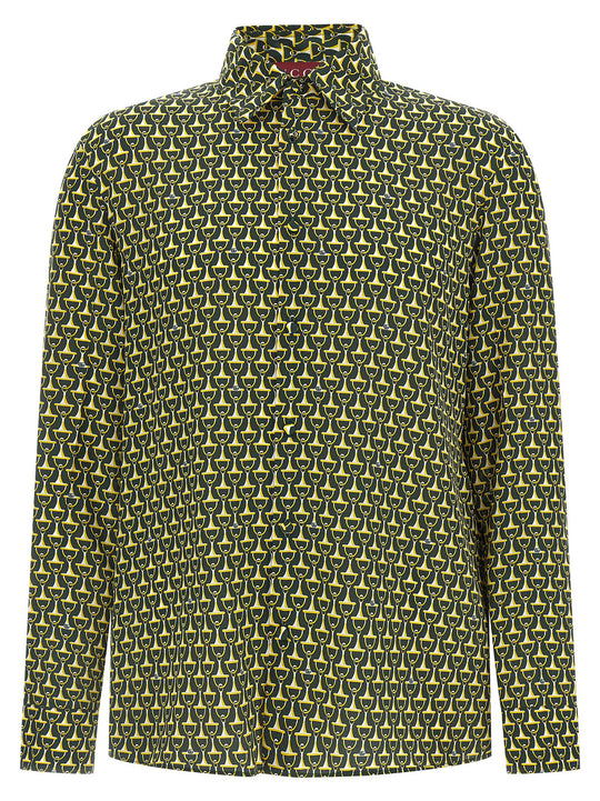 Horsebit Shirt Shirt And Blouse Green