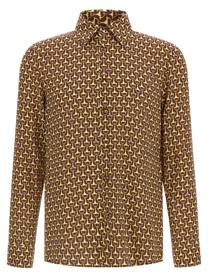 Gucci Horsebit Shirt Shirt and Blouse - Multicolor | 8c1b5b5e1f4930a6088da642784151f285c59a0c