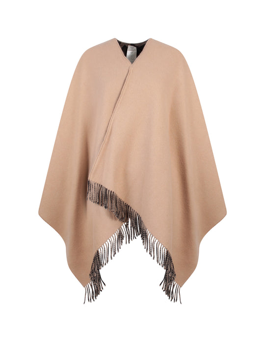 Wool And Cashmere Poncho