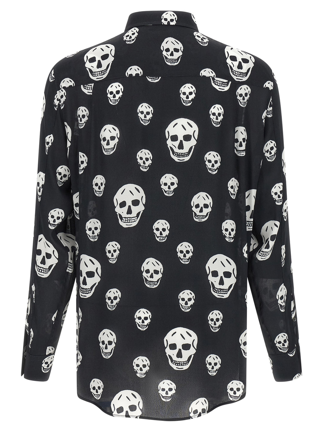 Mcqueen Skull Shirt and Blouse - White/Black | 577f61919988777e15c7e1731af77cb1b63808e0