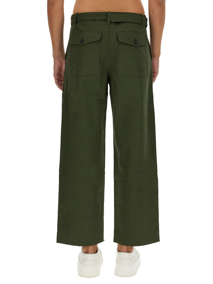 Maison KitsunÉ Pants - Green | 2577a0ef71fd2d83cca774ba7c146781dbe03950