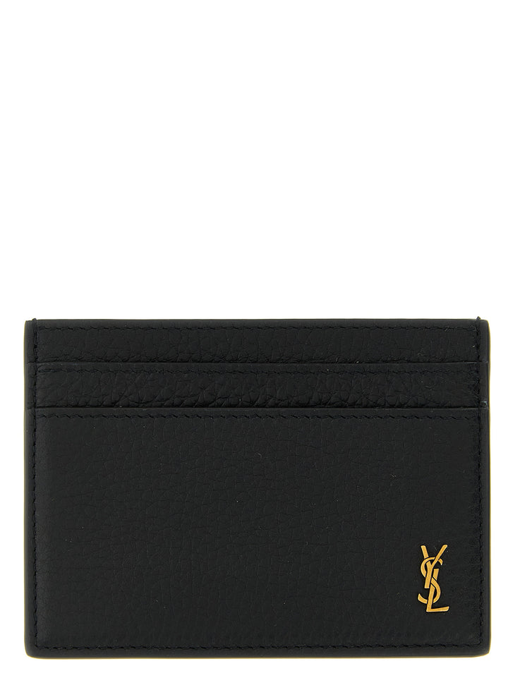 Saint Laurent Tiny Cassandre Wallets and Card Holders - Black | 8b1f3a1e418b4e846128f4e6eea2b5bc5ded67b8
