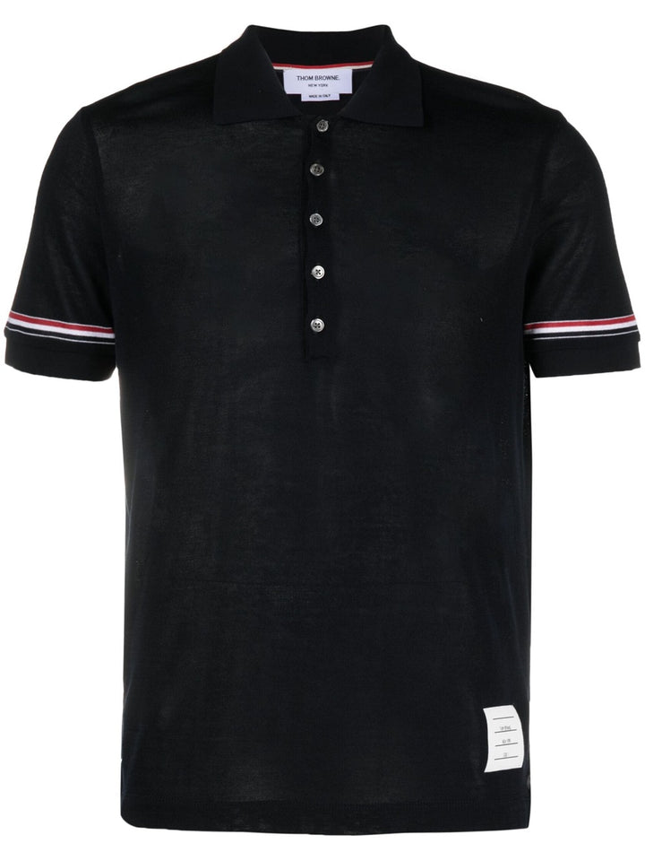 Thom Browne POLO - Blue | ce721f564aa55a899a3eb4e13d3201a39a15abb7