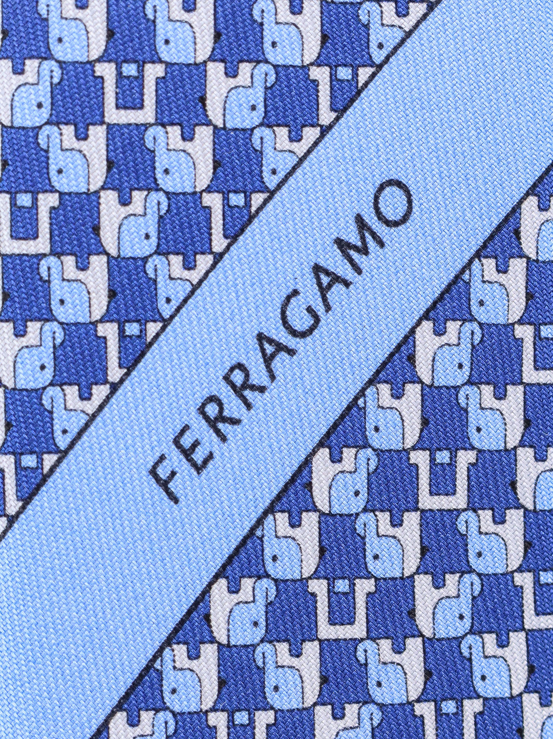 Ferragamo Ties - Blue and green | f5693eda704fac3c9f99f4f1a3141d08d7aa021b
