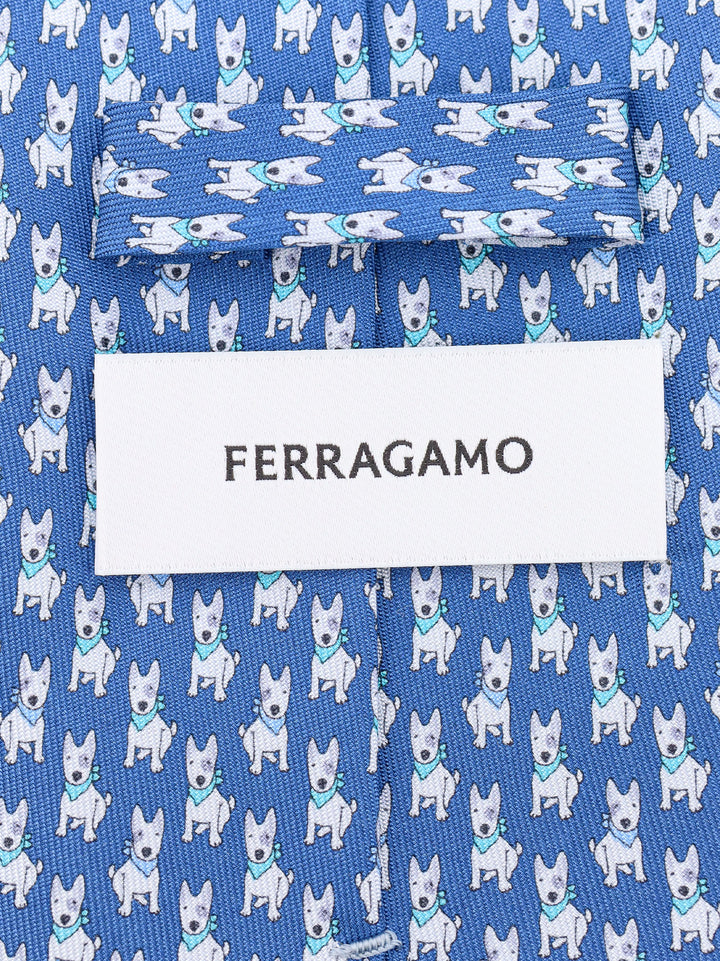 Ferragamo Ties - Blue and green | 9bcc6d2351966375ccef0c1cba92291c8ff6b52f