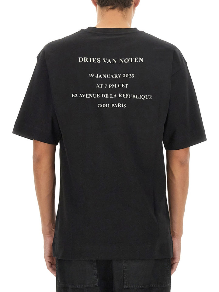 Dries Van Noten T shirts - Black | 794d5740337c2851aeff574a83a4ea92f94d850e