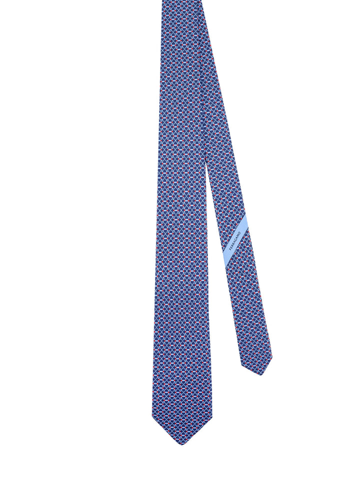 Ferragamo Ties - Blue and green | 734449a902f38b90e997dcd9ec2669e6dc054814