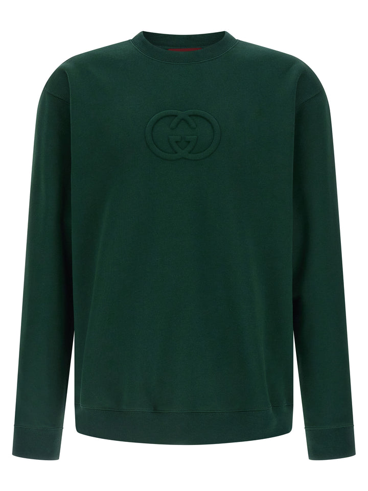 Gucci Incrocio Gg Sweatshirt - Green | f1f4e3d36191fc6cff83a9dd2bb2a7e3f1e685e8
