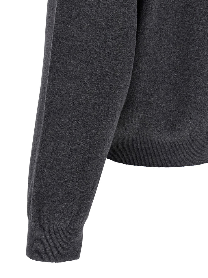 Balenciaga Half Zip Sweater Sweaters and Cardigans - Gray | 32799a736f3e73c2937c2db225ccd653eaa374f5