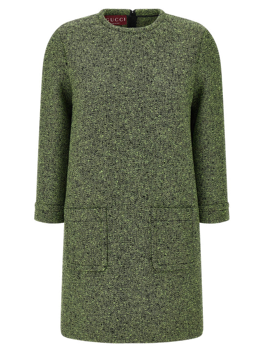 Mouliné Dresses Green