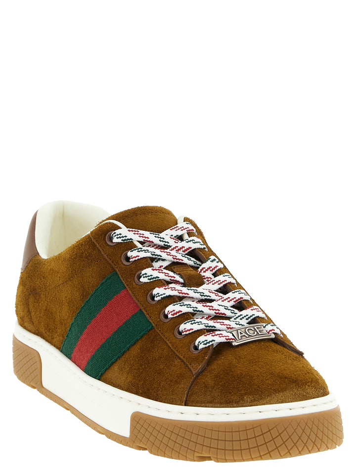Gucci Gucci Ace Sneakers - Brown | ae9e07f515d9408ec0465f5e868a4268e8fadc15