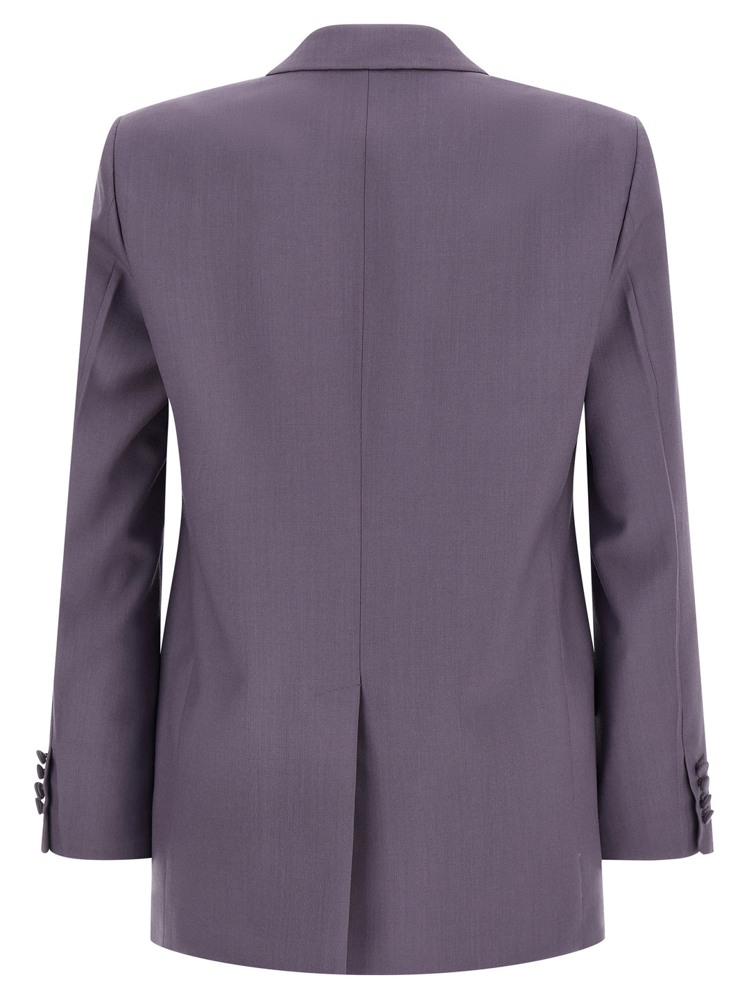 Gucci Double-Breasted Wool Blazer - Purple | 160105fb521613317775f15ee7271f13657786b9