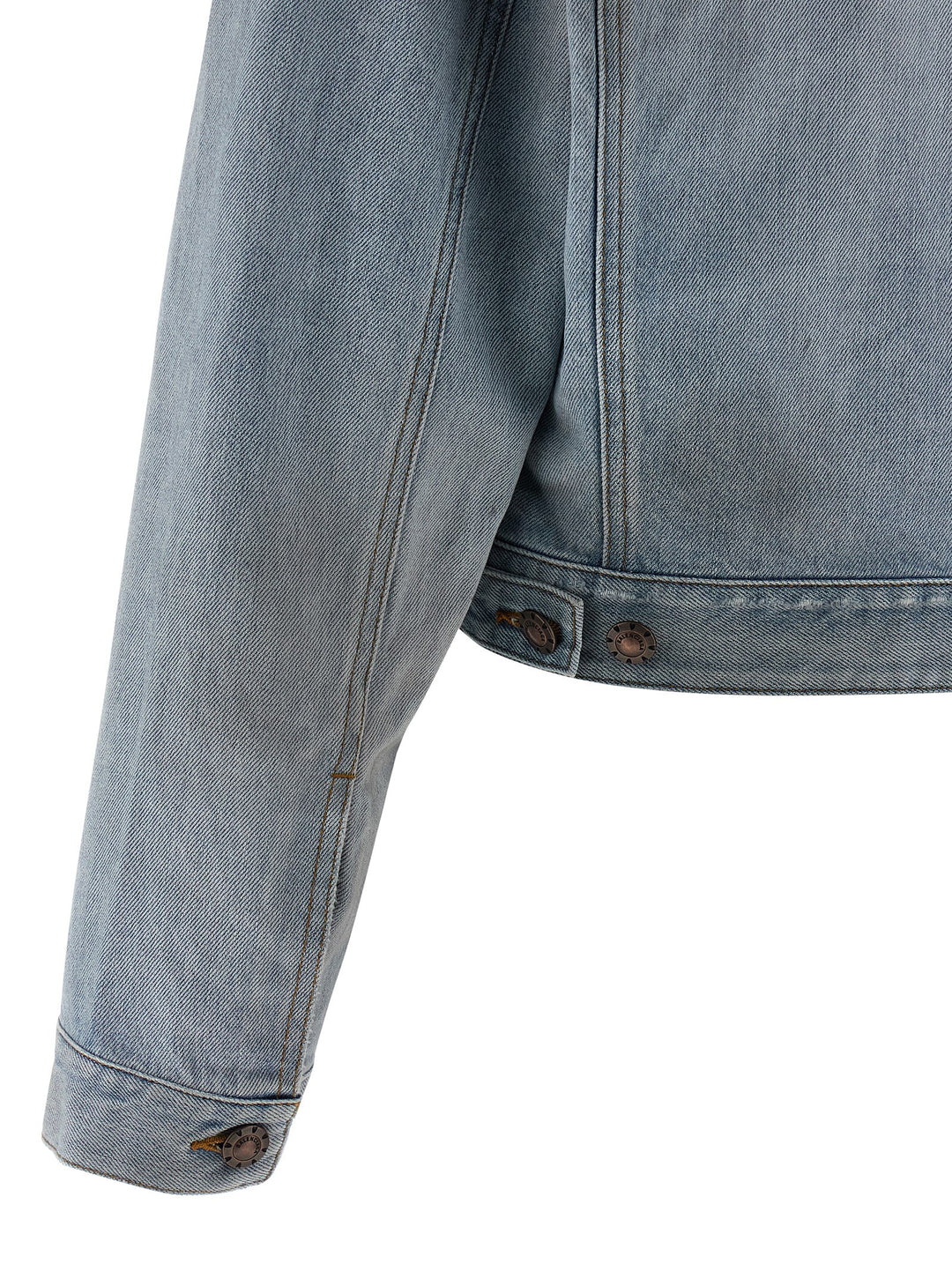 Balenciaga Double Layer Jacket Puffer Jackets - Light Blue | d96c78d77678983e95df2af77219b17bbf642067