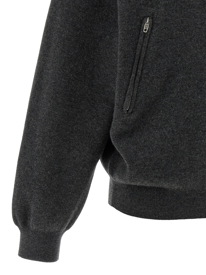 Balenciaga Back-To-Front Sweaters and Cardigans - Gray | cf2fc635f1846cd2eed9c0d54acd0762f8d08c9e