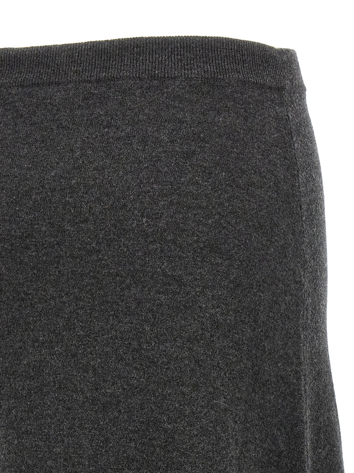 Balenciaga Maxi Wool Skirt Skirts - Gray | a4b30b6e22c3af9ee5cdb56af79bdafed17ea2fb