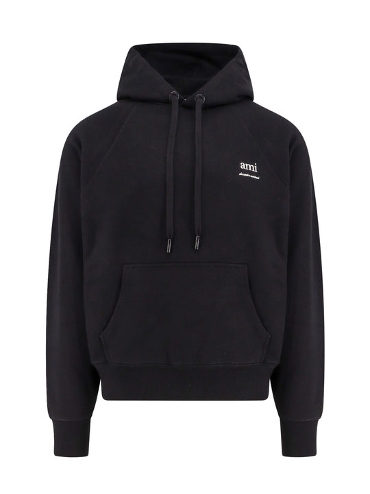 Organic Cotton Sweatshirt With Printed Logo On The Front