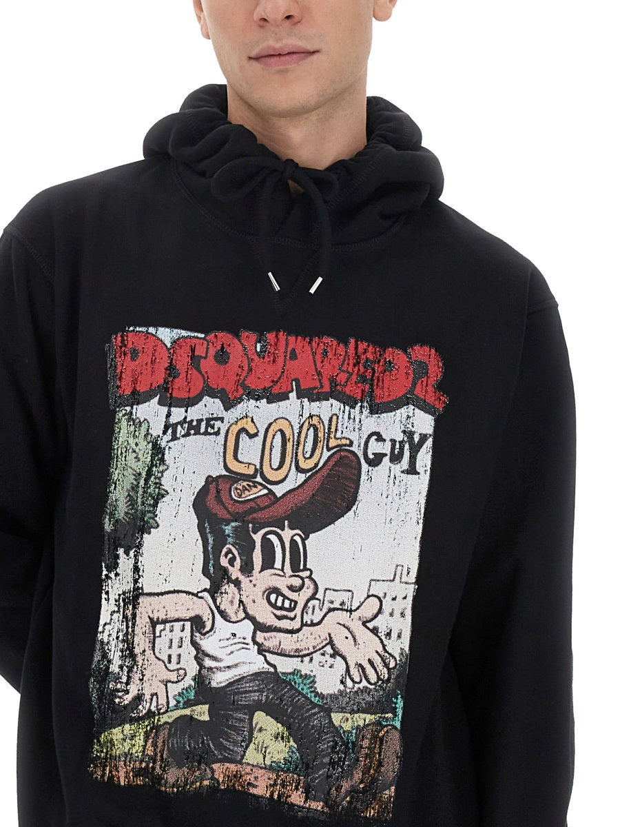 Dsquared2 Sweatshirts - Black | Wanan Luxury