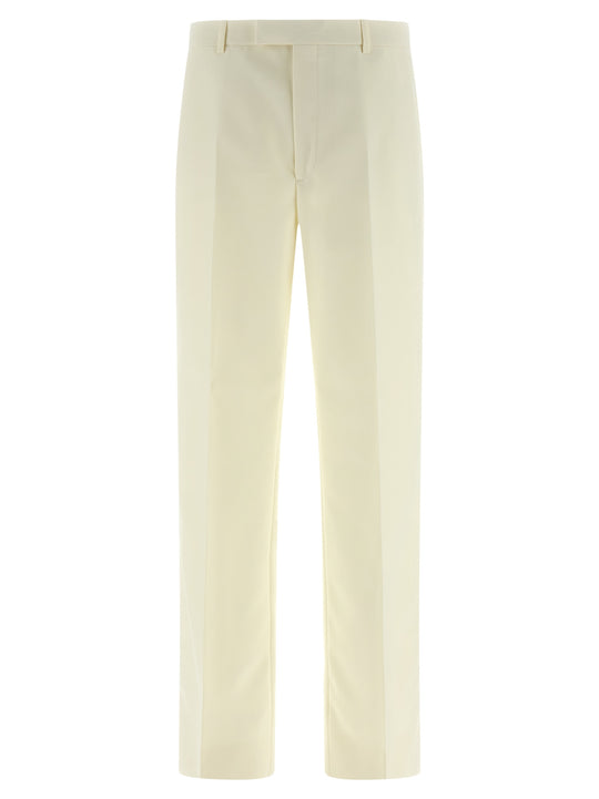 Tailored Trousers Pants White