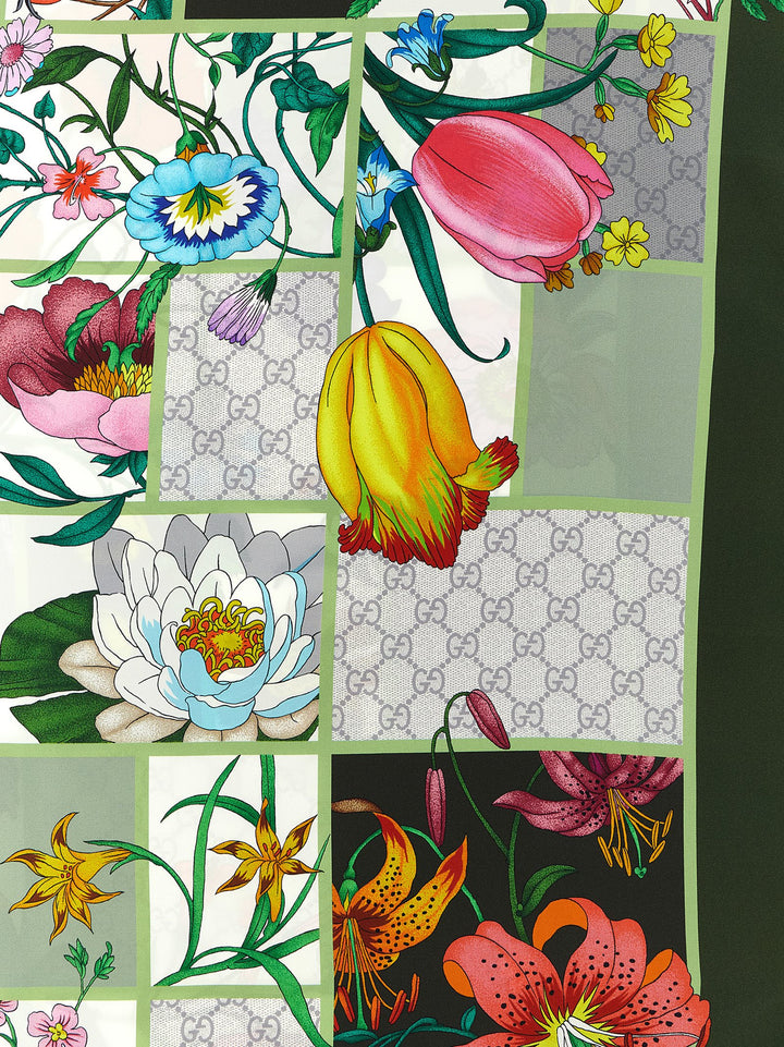 Gucci Flora Scarves and Foulards - Black | bdc469ced19b1198df1804774361e221f6dd2f5a