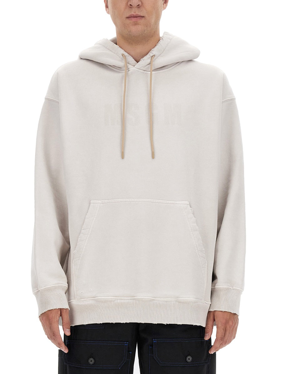 MSGM Sweatshirts - Beige | Wanan Luxury