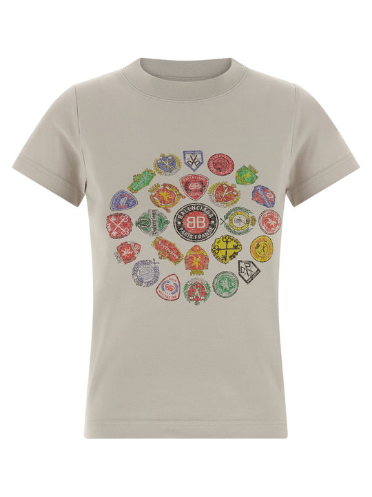 Logo Print T-Shirt Gray