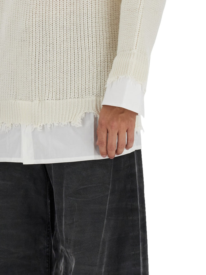 MM6 Maison Margiela Sweaters - White | Wanan Luxury