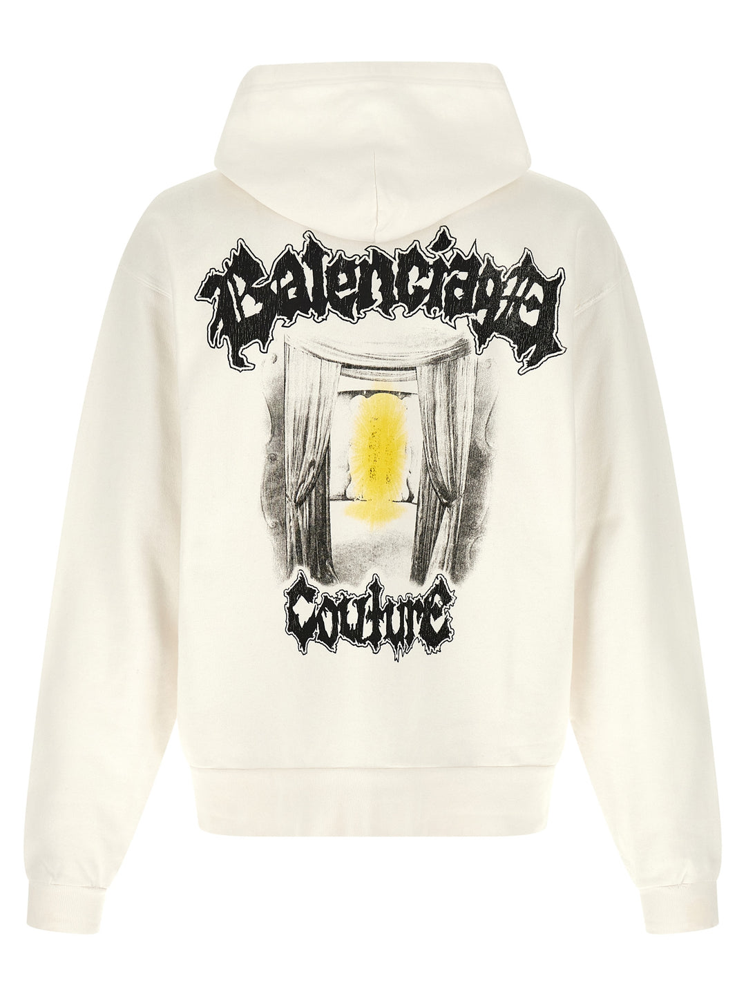 Balenciaga Salon De Couture Sweatshirt - White | b639b00763a9c877de739b323d46b64f60b4abad