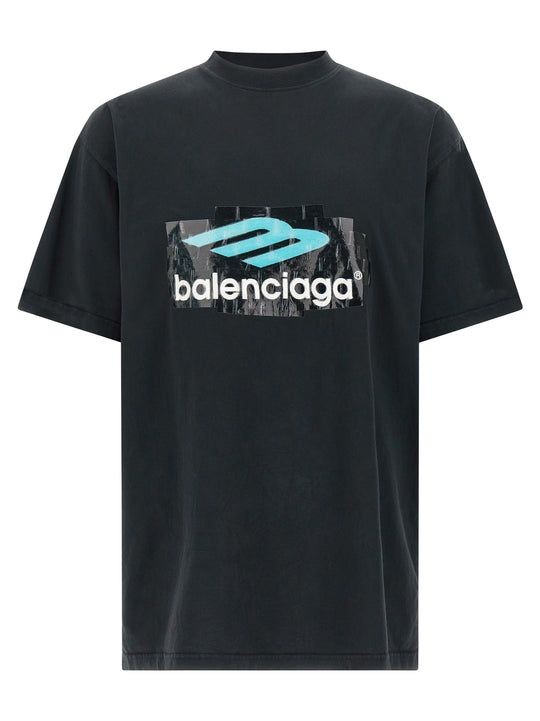 Printed T-Shirt Black